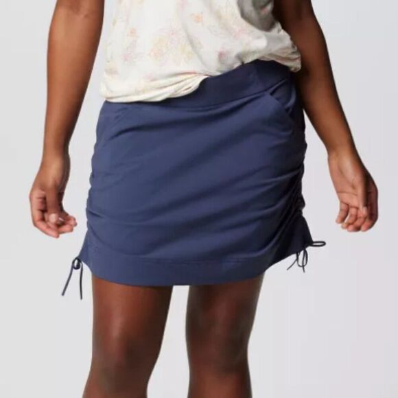 COLUMBIA Omni Shield Advanced Repellency Active Skort Blue Size Medium - Picture 1 of 6